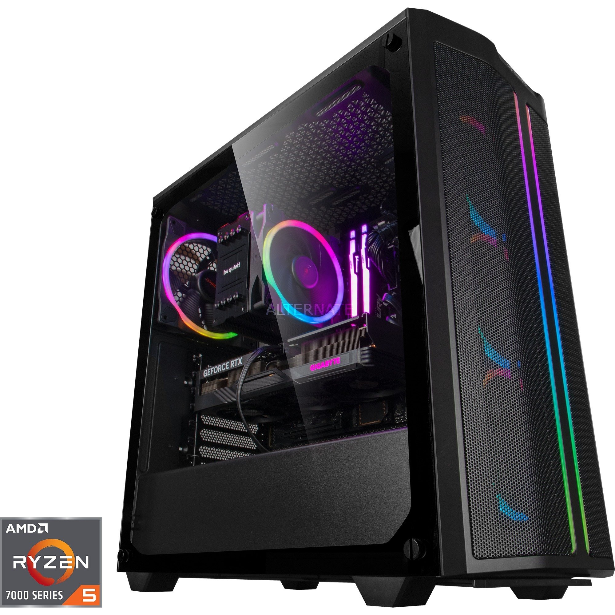 alternate Gaming-PC Window Edition • RTX 4060 Ti • AMD Ryzen™ 5 7500F • 16 GB RAM