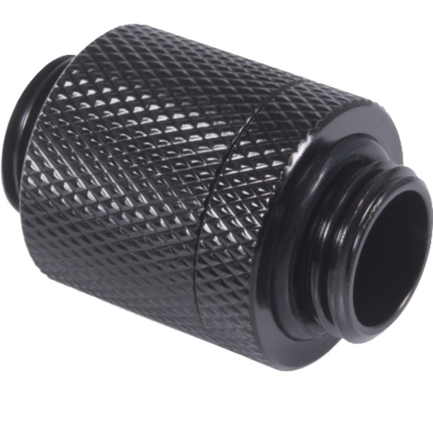 Alphacool ES D-Plug 20mm G1/4 AG auf G1/4 AG - Deep Black