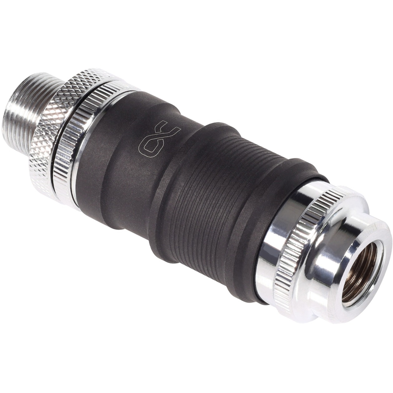 Alphacool ES Schnellverschluss BLH1A PushIn Set IG-IG mit Schottverschraubung