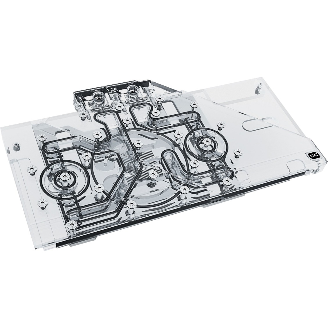 Alphacool Eisblock Aurora Acryl GPX-A Radeon RX 6800(XT)/6900XT Red Devil mit Backplate