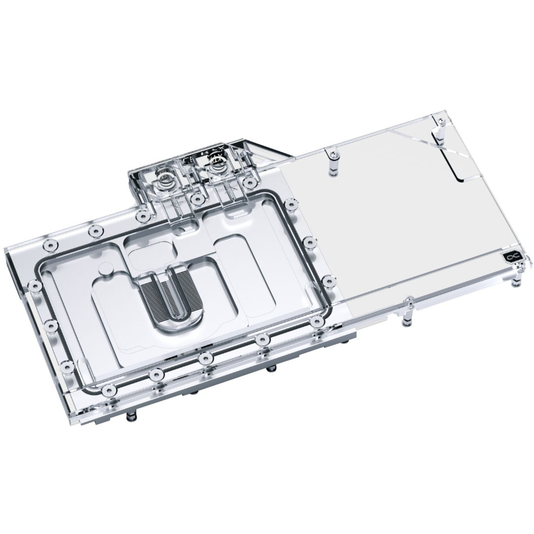 Alphacool Eisblock Aurora Acryl GPX-N RTX 3090 TI FTW3 Ultra mit Backplate