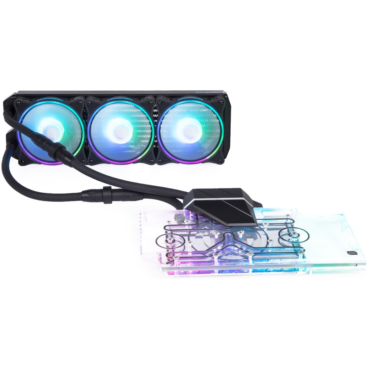 Alphacool Eiswolf 2 AIO - 360mm RTX 3080/3090 ROG Strix mit Backplate