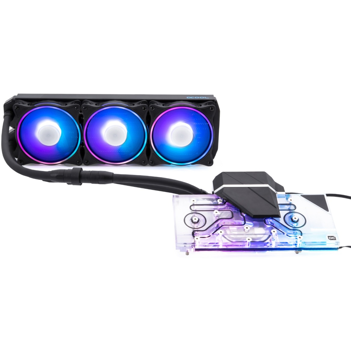 Alphacool Eiswolf 2 AIO - 360mm RTX 3090/3080 mit Backplate (Reference)
