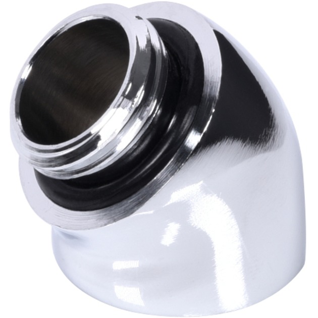 Alphacool Eiszapfen Winkeladapter 45° G1/4 AG auf G1/4 IG - chrome