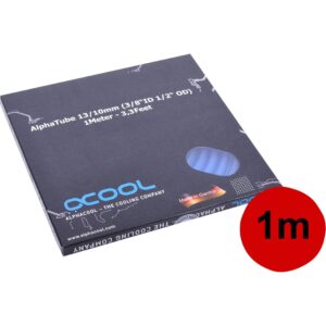 Alphacool Schlauch AlphaTube HF 13/10 (3/8"ID) - UV Blau 1m