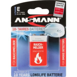 Ansmann Lithium Batterie für Rauchmelder
