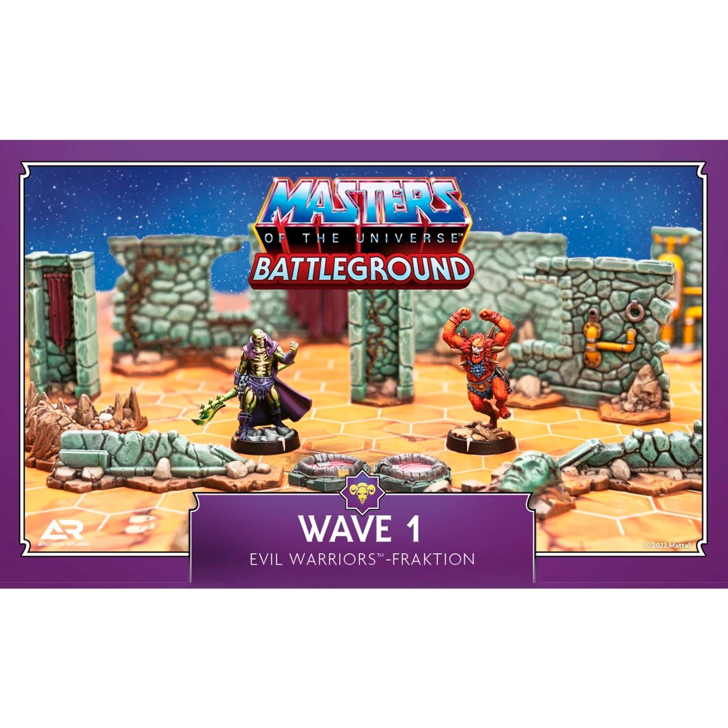 Asmodee Masters of the Universe: Battleground Wave 1 - Evil Warriors-Fraktion