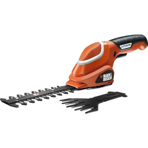 BLACK+DECKER Akku-Gras-Strauchschere GSL700