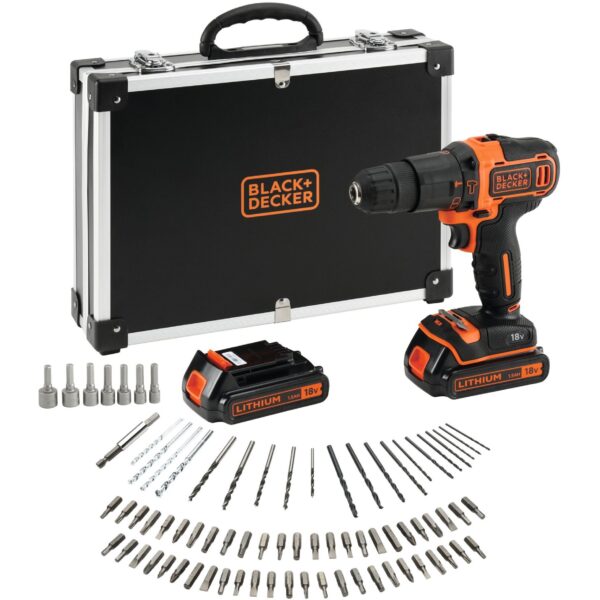 BLACK+DECKER Akku-Schlagbohrschrauber BDCHD18BAFC