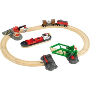 BRIO World Container Hafen Set