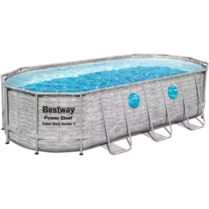 Bestway Power Steel Swim Vista Oval Frame Pool-Set