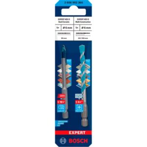 Bosch Expert HEX-9 HardCeramic + HEX-9 MultiConstruction Bohrer-Satz