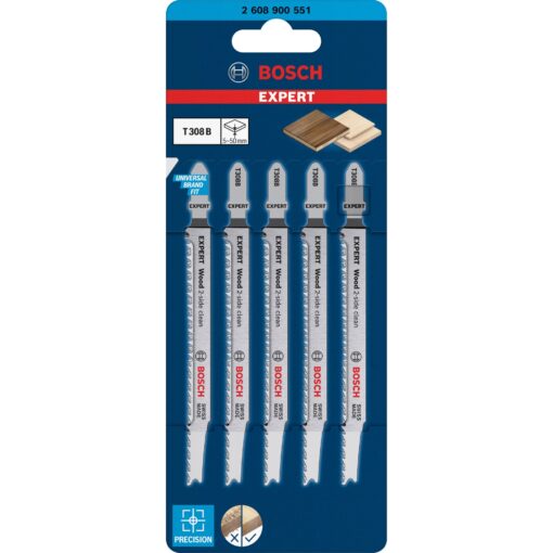 Bosch Expert Stichsägeblatt T 308 B ''Wood 2-side clean''