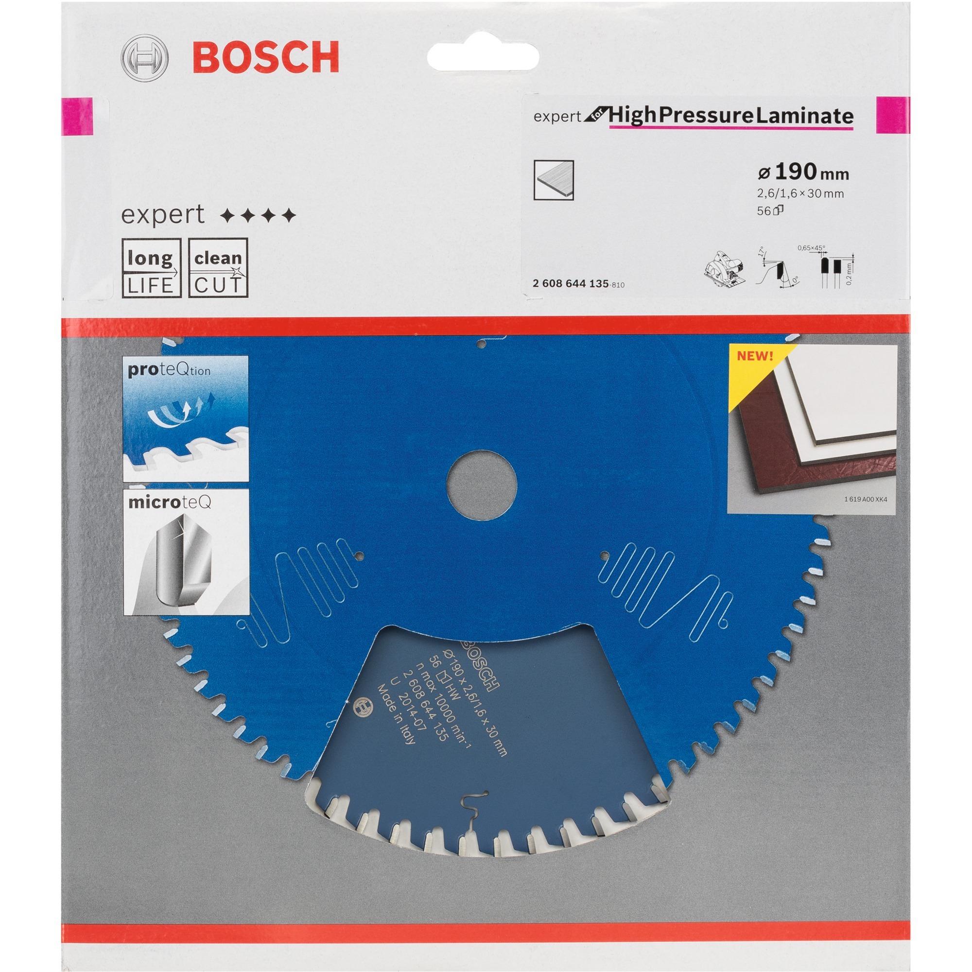 Bosch Kreissägeblatt Expert for High Pressure Laminate