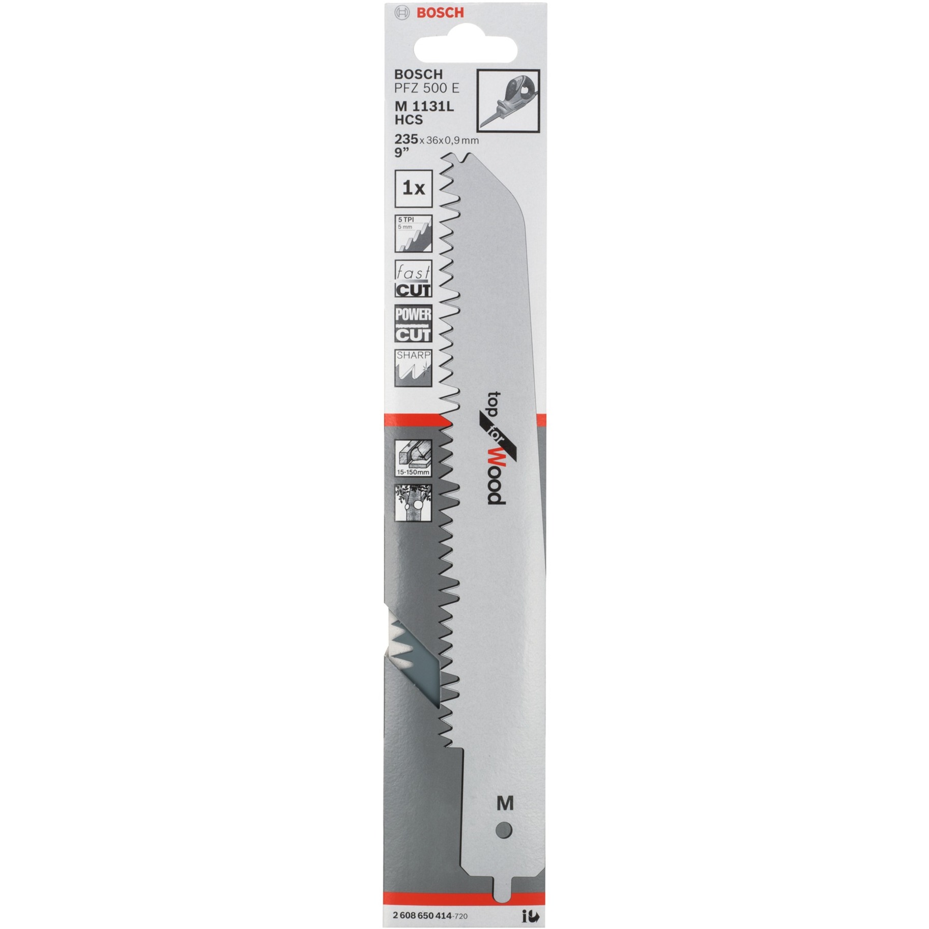Bosch Säbelsägeblatt M 1131 L Top for Wood