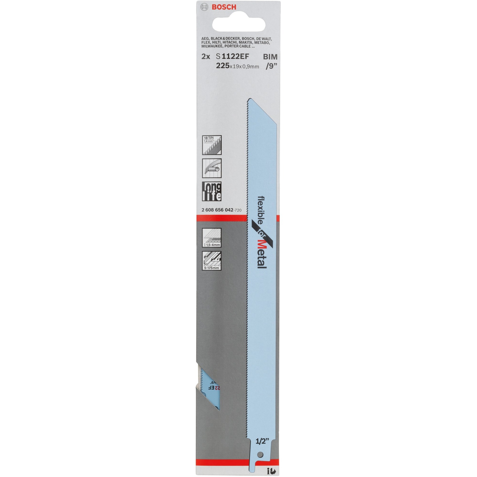Bosch Säbelsägeblatt S 1122 EF Flexible for Metal