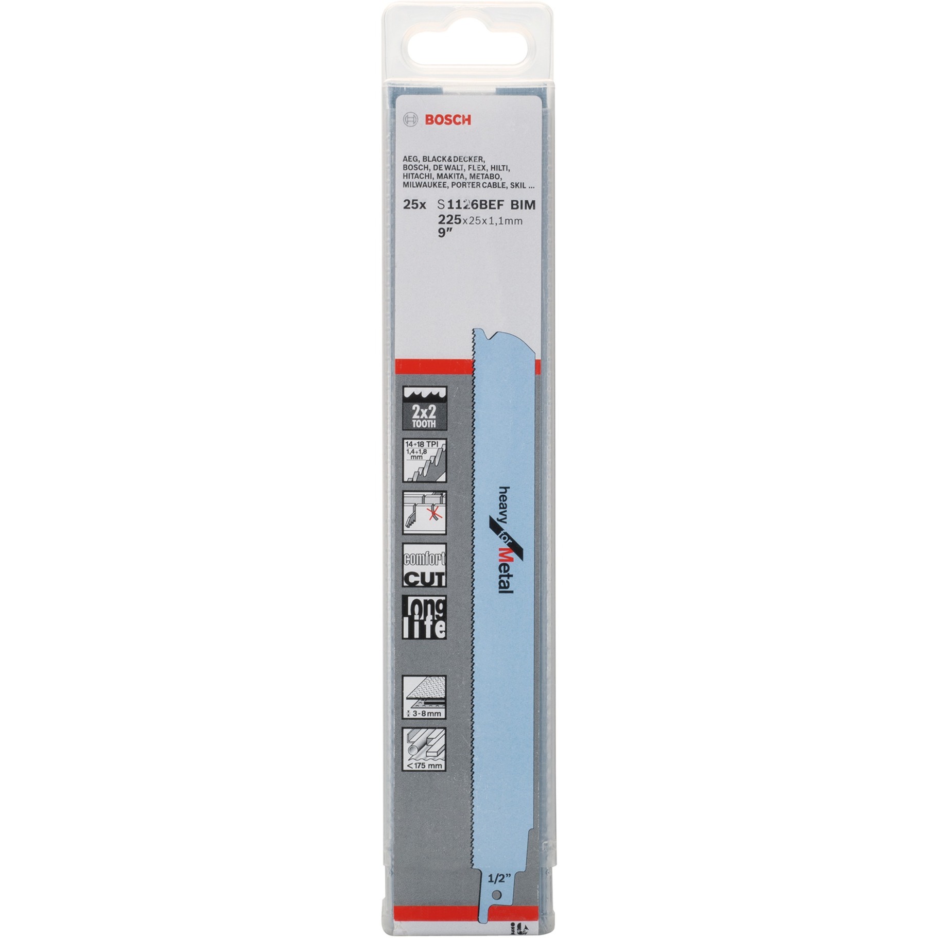 Bosch Säbelsägeblatt S 1126 BEF Heavy for Metal