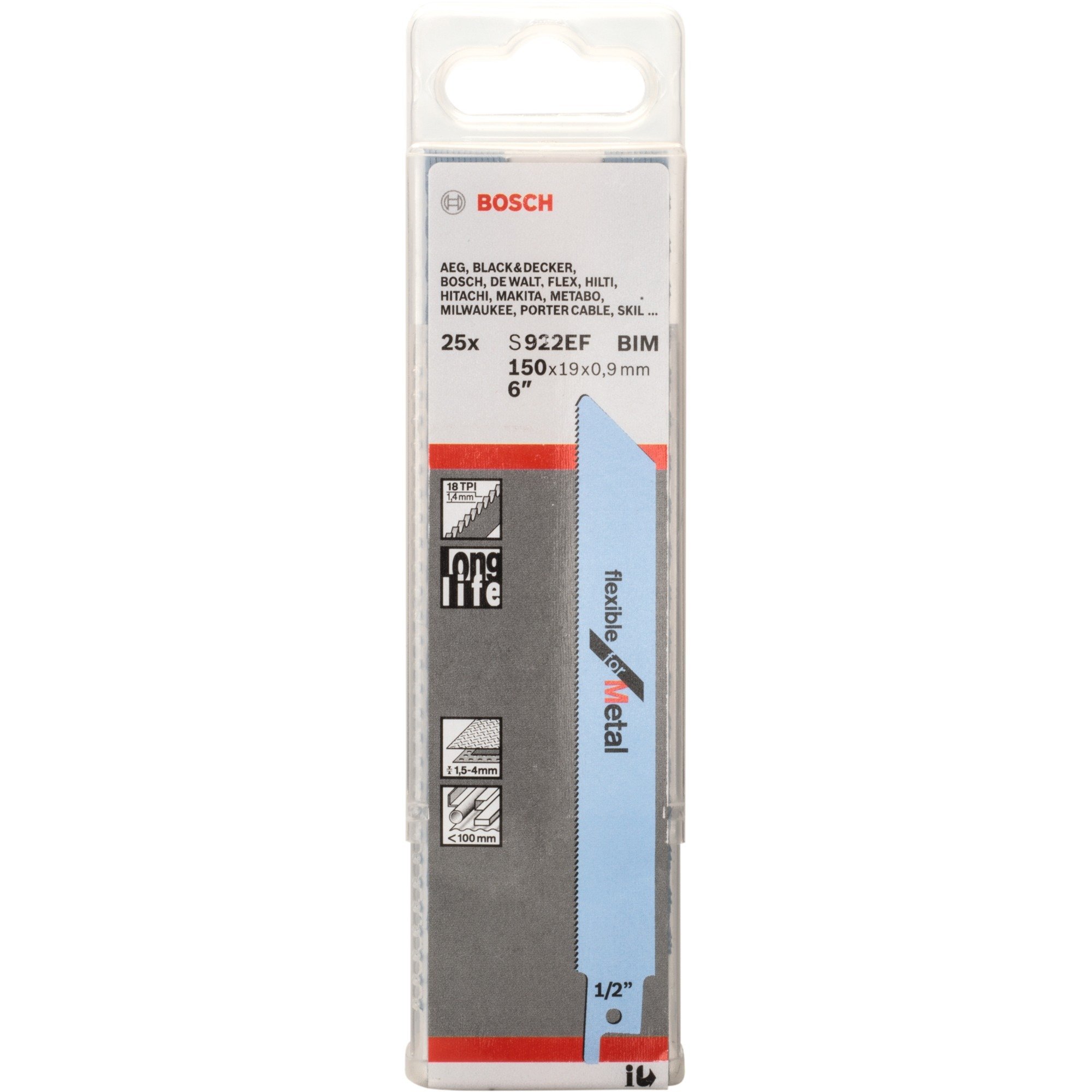 Bosch Säbelsägeblatt S 922 EF Flexible for Metal