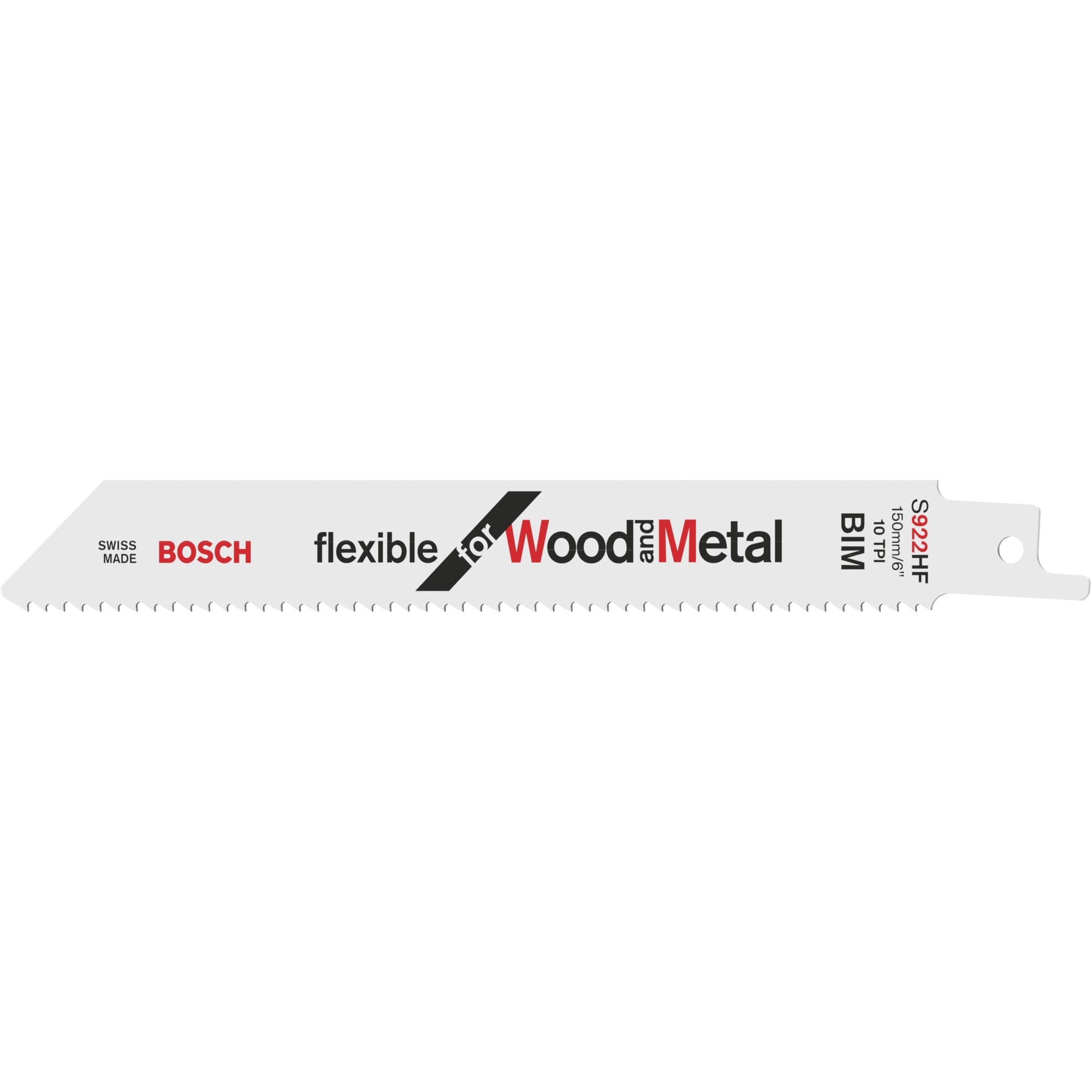 Bosch Säbelsägeblatt S 922 HF Flexible for Wood and Metal