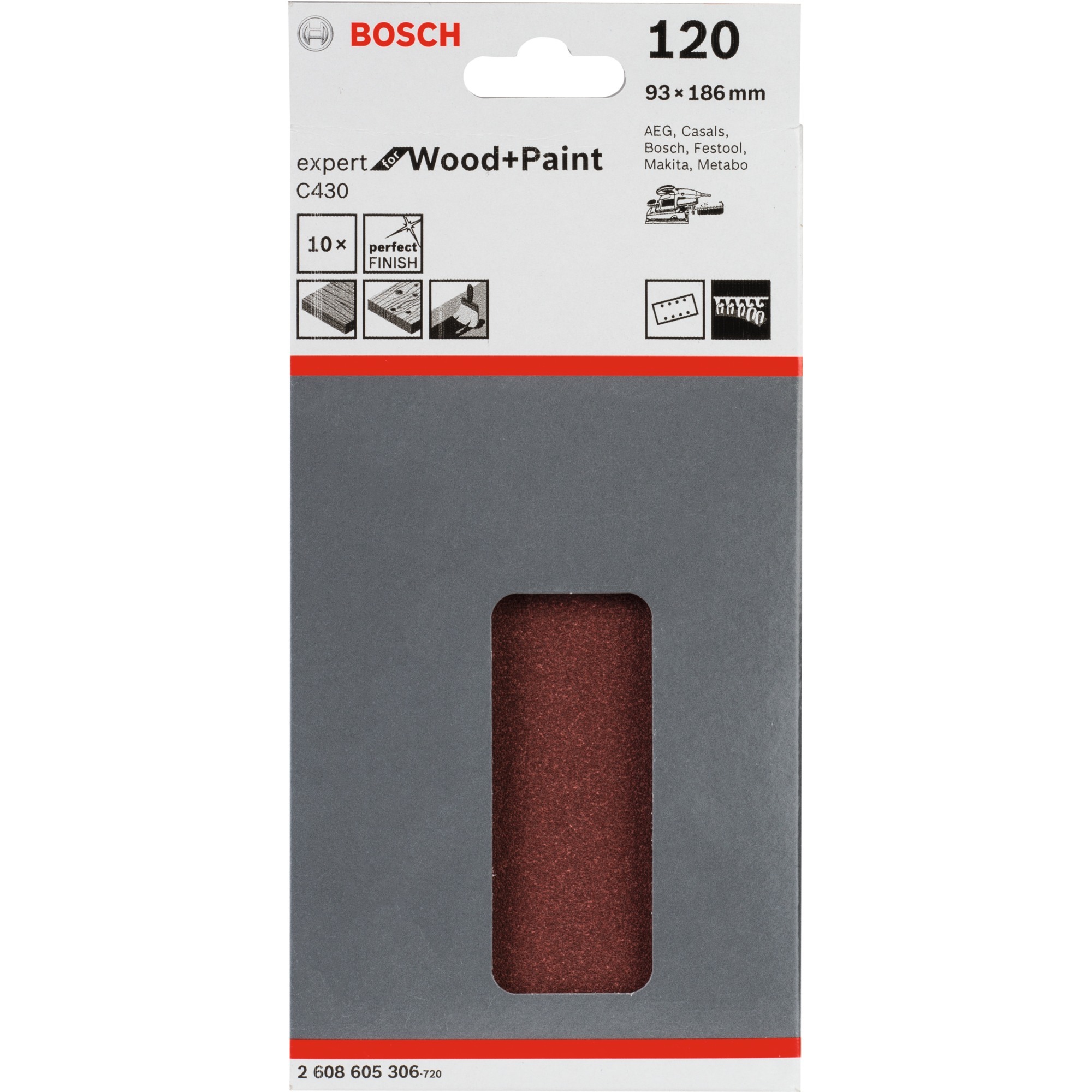 Bosch Schleifblatt C430 Expert for Wood and Paint