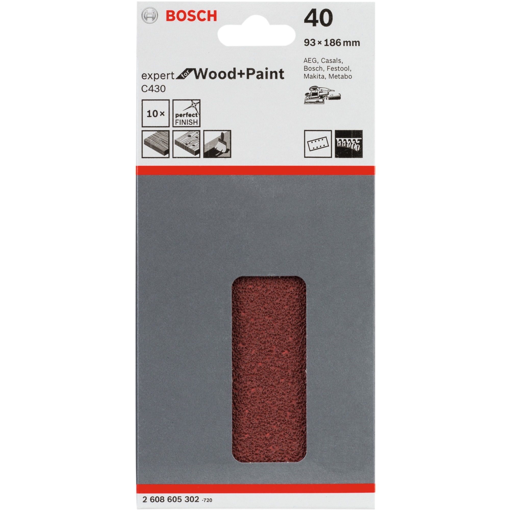 Bosch Schleifblatt C430 Expert for Wood and Paint