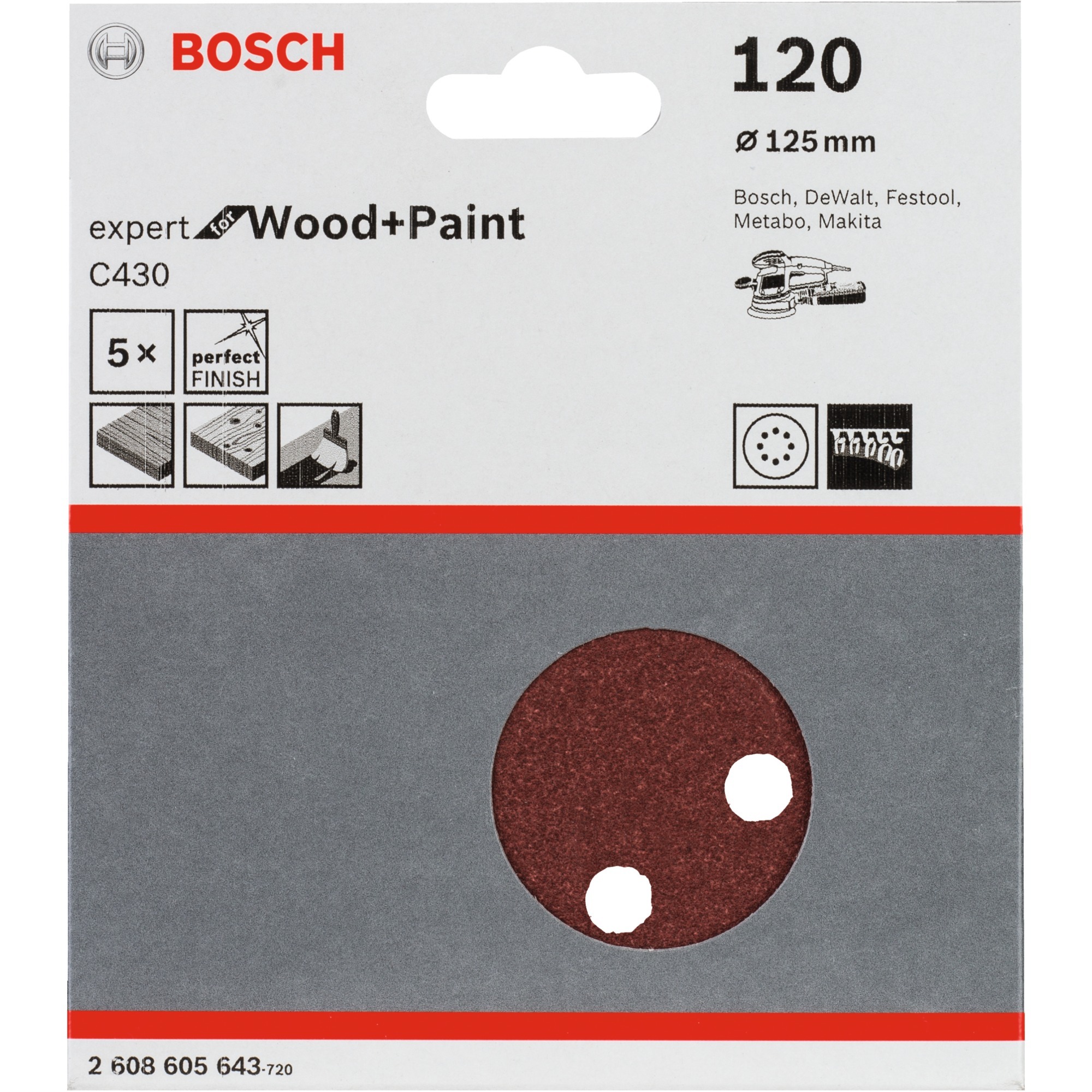 Bosch Schleifblatt C430 Expert for Wood and Paint