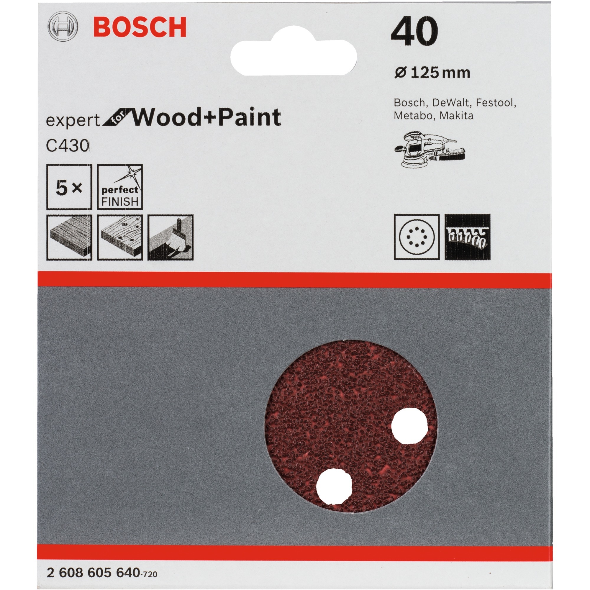 Bosch Schleifblatt C430 Expert for Wood and Paint