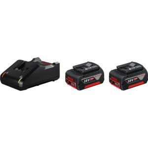 Bosch Starter-Set 18V (2x GBA 18V 4.0Ah + GAL 18V-40 Professional)