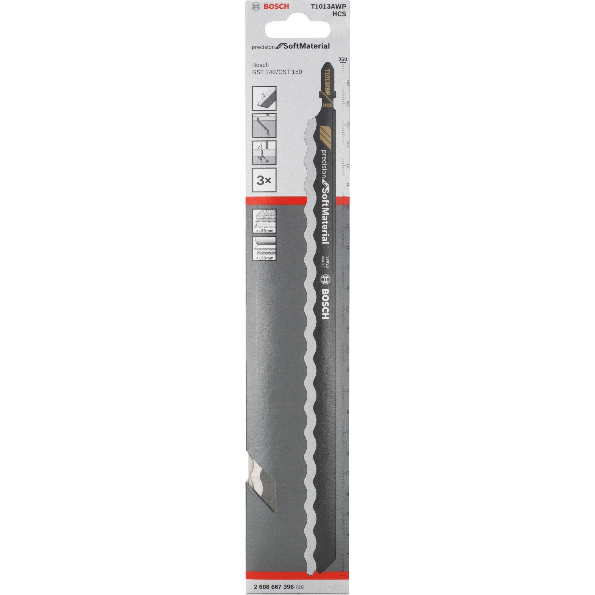 Bosch Stichsägeblatt T 1013 AWP Precision for Soft Material