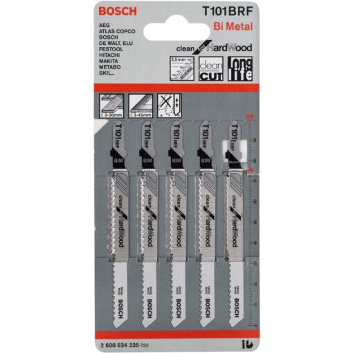 Bosch Stichsägeblatt T 101 BRF Clean for Hard Wood
