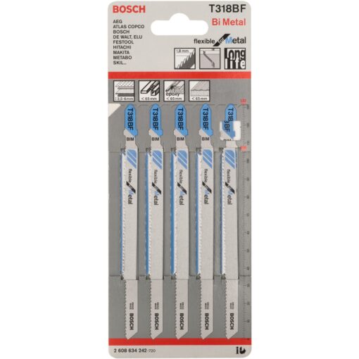Bosch Stichsägeblatt T 318 BF Flexible for Metal