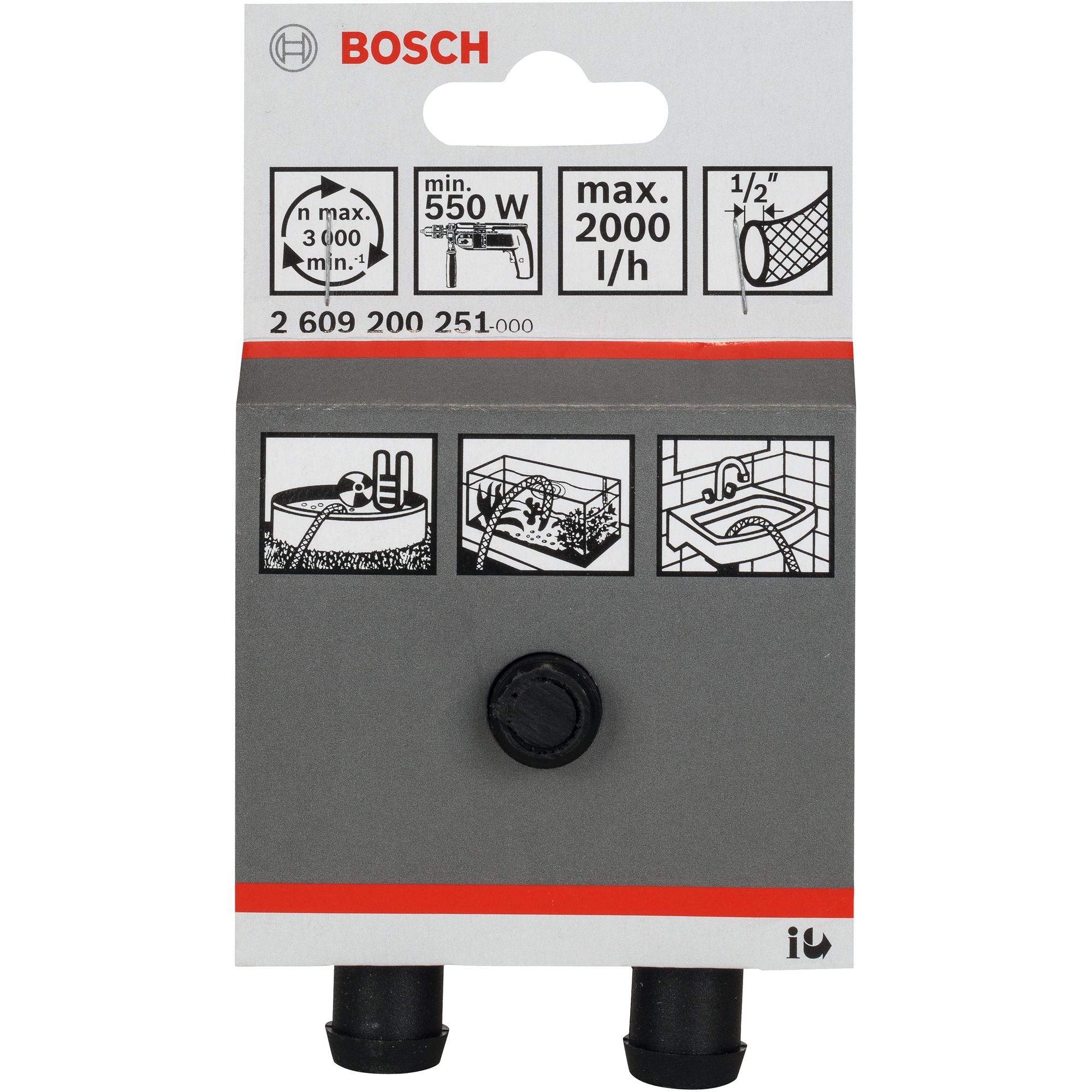 Bosch Wasserpumpe 2.000 L/Std.