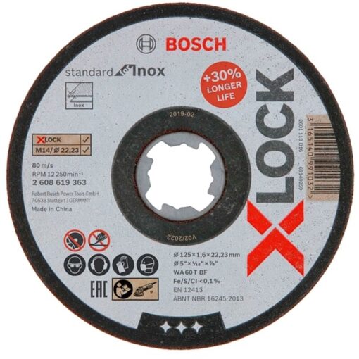 Bosch X-LOCK Trennscheibe Standard for Inox
