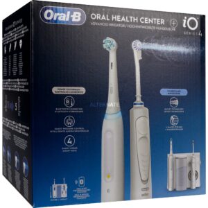 Braun Oral-B Center OxyJet Reinigungssystem - Munddusche + Oral-B iO4