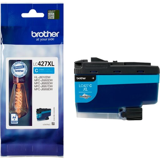 Brother Tinte cyan LC427XLC