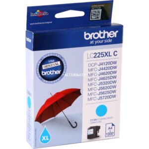 Brother Tinte cyan LC-225XLC