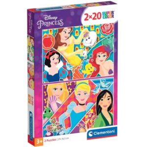 Clementoni Kinderpuzzle Supercolor - Disney Prinzessinnen
