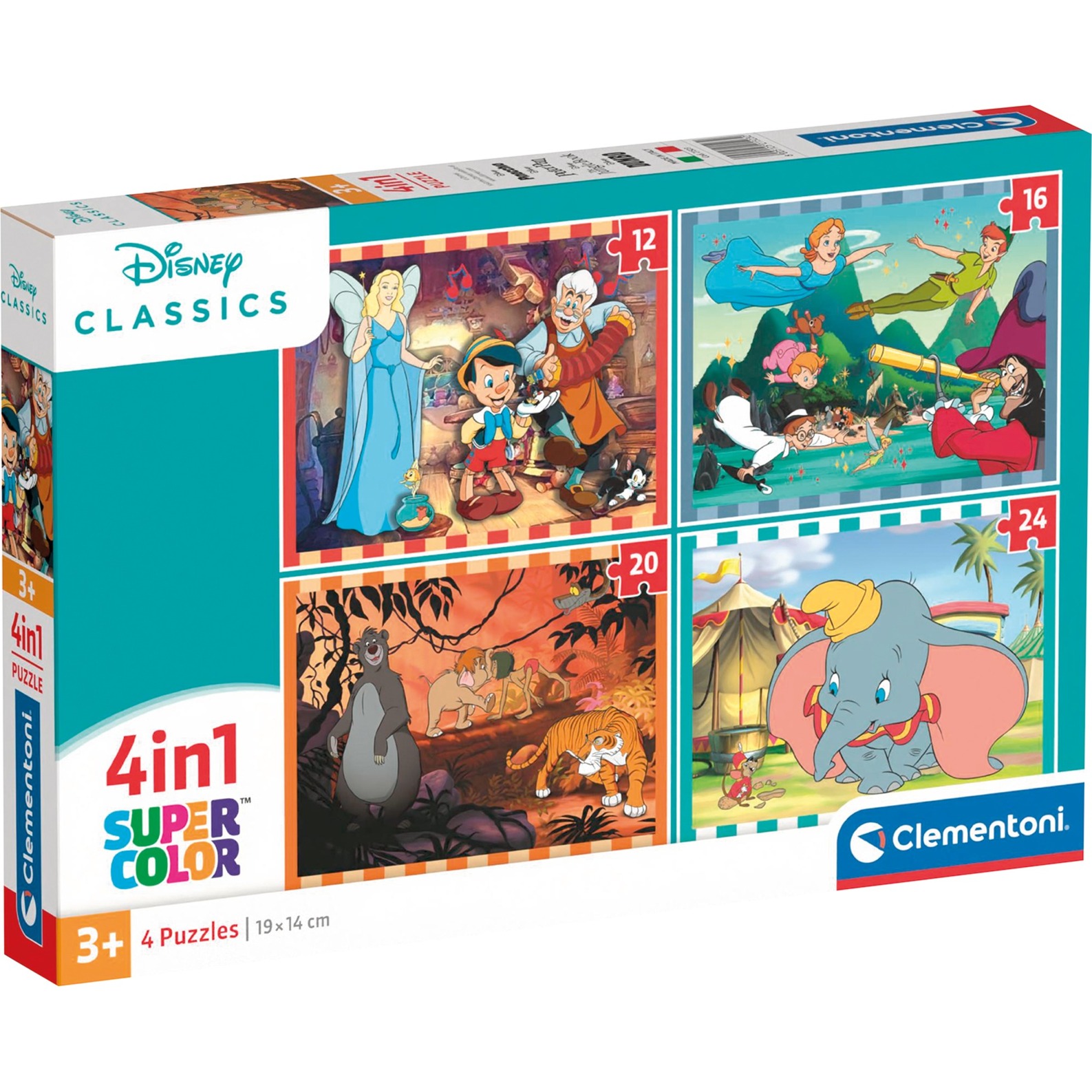 Clementoni Supercolor 4 in 1 - Disney Classics