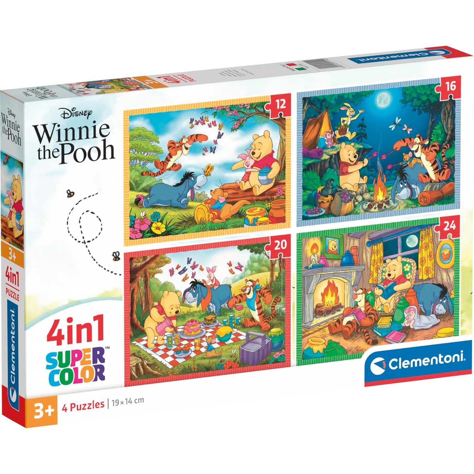 Clementoni Supercolor 4 in 1 - Disney Winnie the Pooh