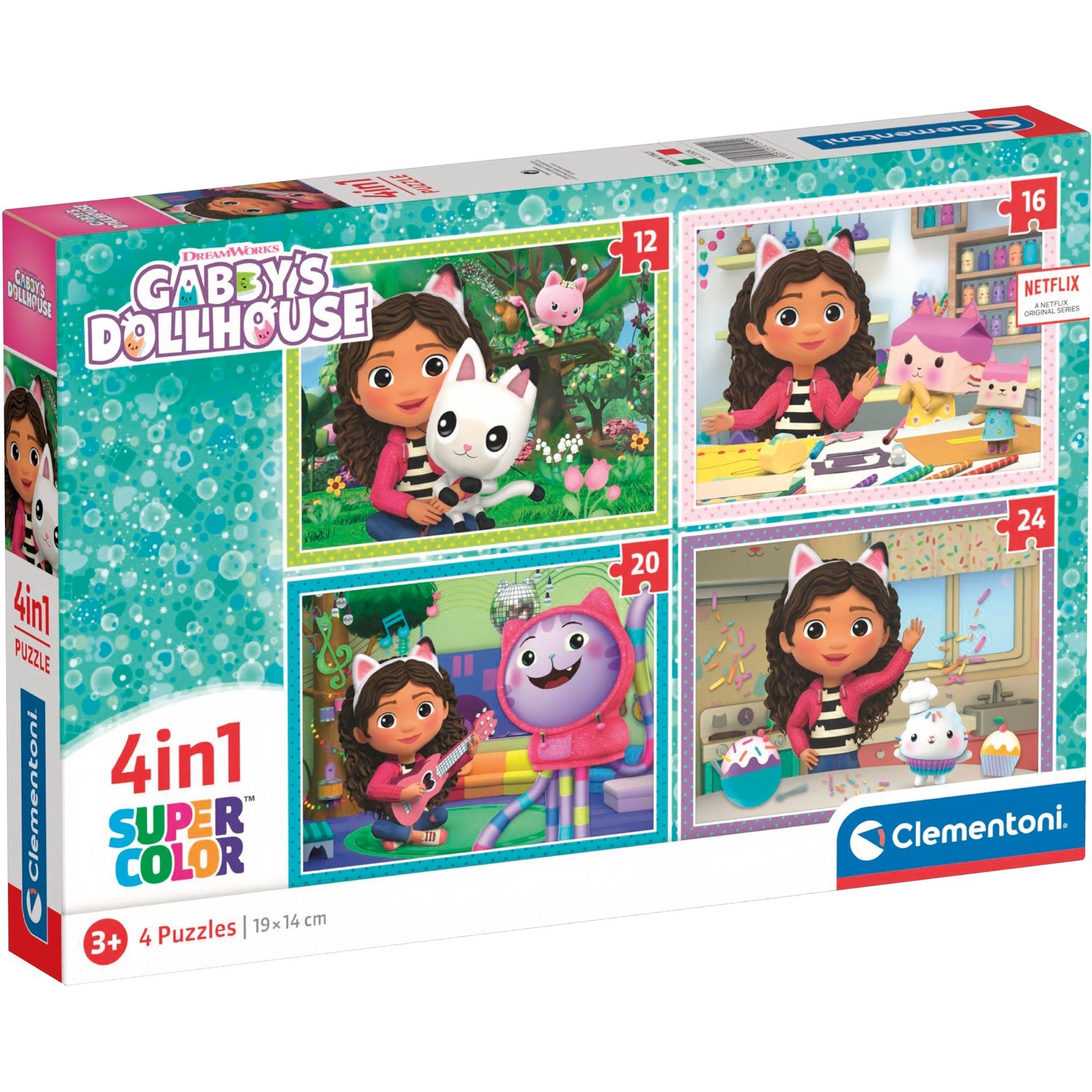 Clementoni Supercolor 4 in 1 - DreamWorks Gabby''s Dollhouse