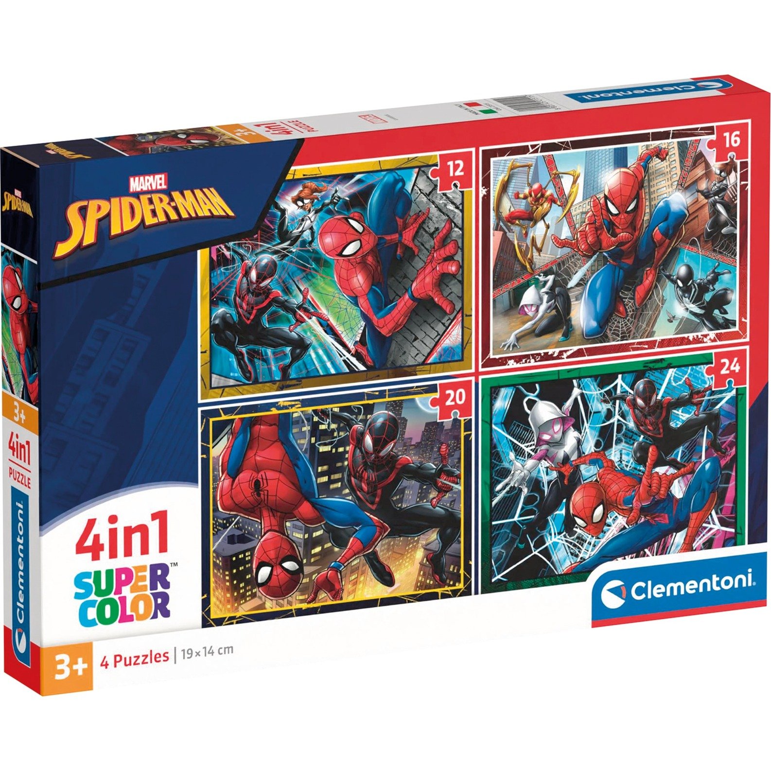 Clementoni Supercolor 4 in 1 - Marvel Spiderman
