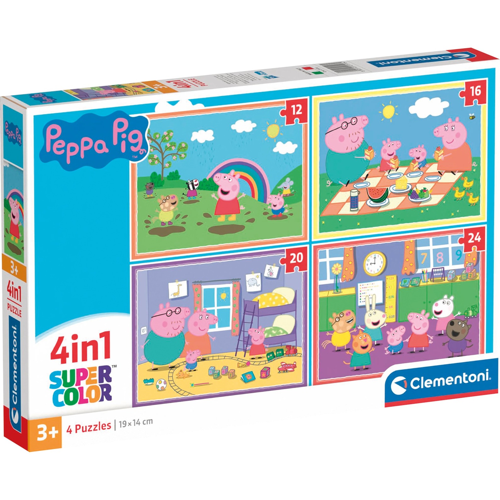 Clementoni Supercolor 4 in 1 - Peppa Pig