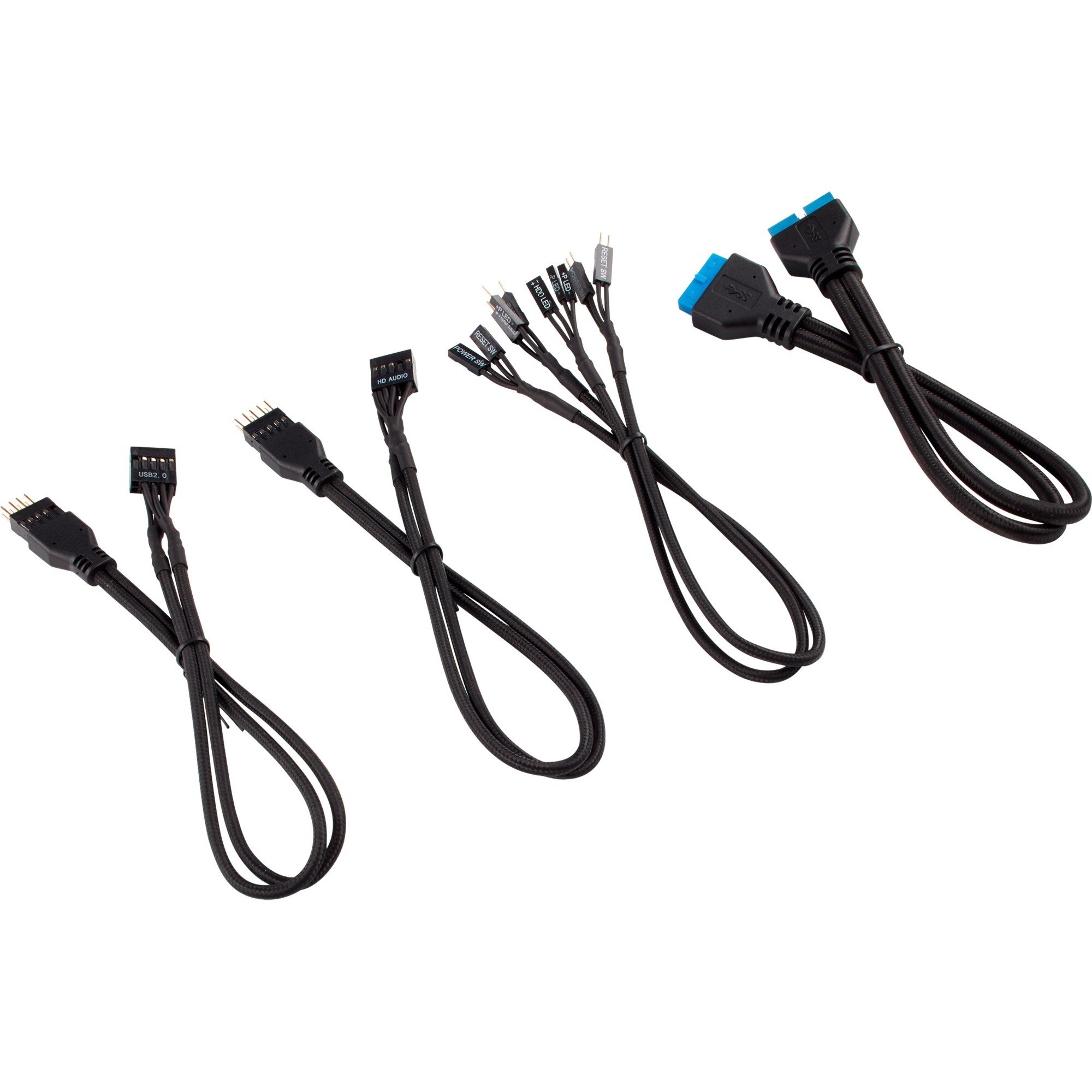 Corsair Premium Sleeved Frontpanel Verlängerungskit