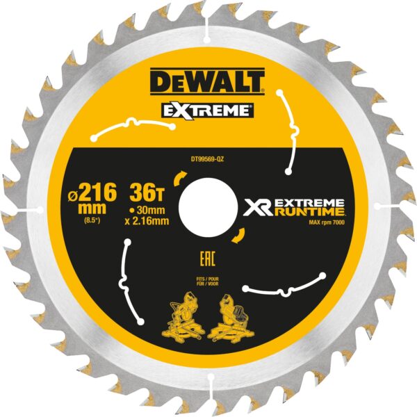 Dewalt Kreissägeblatt XR EXTREME RUNTIME DT99569