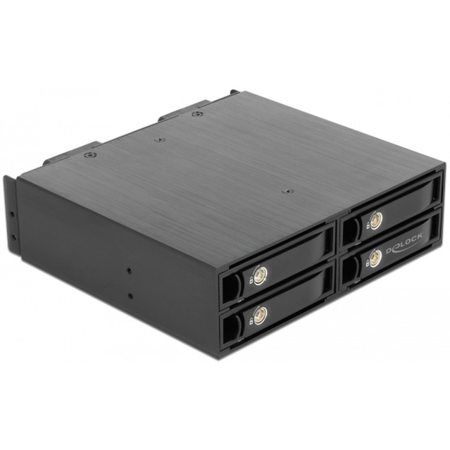 Delock 5.25″ Wechselrahmen für 4 x 2.5″ U.2 NVMe SSD