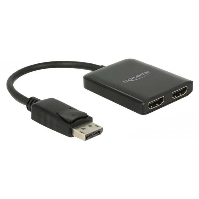 Delock DisplayPort 1.4 > 2x HDMI MST Splitter