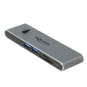 Delock Dual USB Type-C mit HDMI / USB 3.2 / SD / PD 3.0