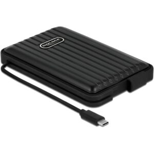 Delock Externes Gehäuse für 2.5″ SATA HDD / SSD mit USB Type-C - IP66