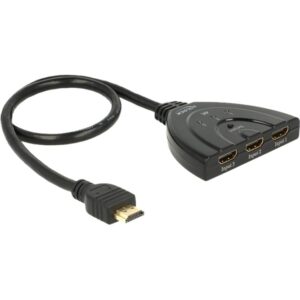 Delock HDMI Switch 3x HDMI in > 1x HDMI out 4K