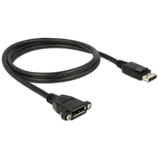 Delock Kabel DisplayPort 1.2 (Stecker) > DisplayPort (Buchse zum Einbau)